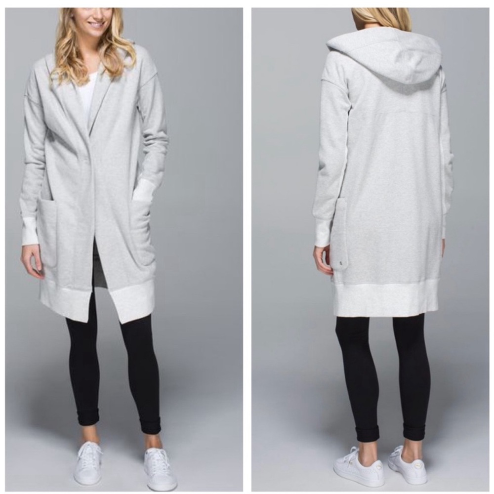 🚨SOLD🚨Lululemon Karmacollected Wrap Heathered Gray/White